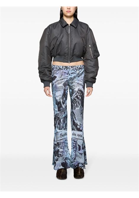 pantaloni stampati donna multicolor in viscosa ACNE STUDIOS | AK0853BQ9